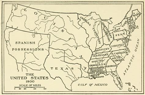 Challenges of Implementing Map of US in 1800